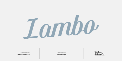 Lambo Font Poster 1