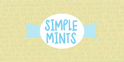 Simple Mints Font Poster 1