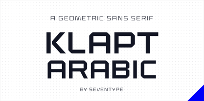 Klapt Arabic Font Poster 1