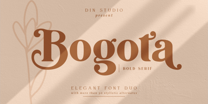 Bogota Font Poster 1