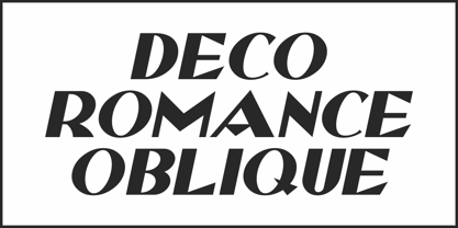 Deco Romance JNL Font Poster 4