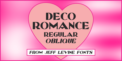 Deco Romance JNL Font Poster 1