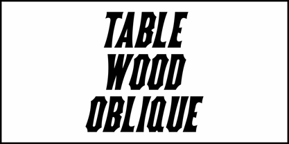Table Wood JNL Font Poster 4