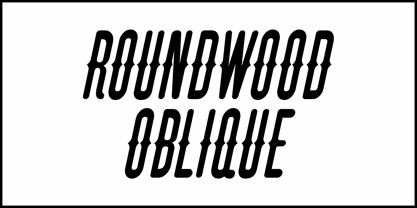 Roundwood JNL Font Poster 4