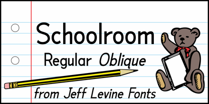 Schoolroom JNL Font Poster 1