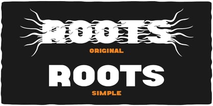 Roots Font Poster 3