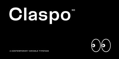 Claspo ND Font Poster 1