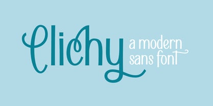 Clichy Font Poster 1