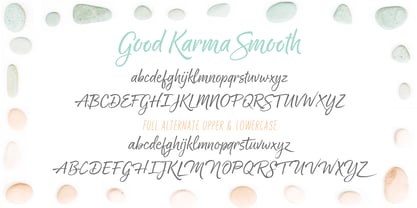 Good Karma Smooth Font Poster 8
