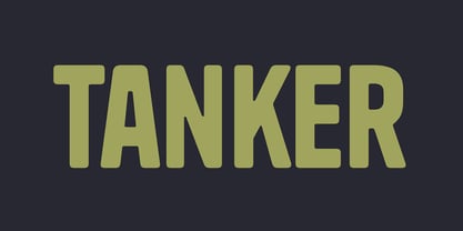 Tanker Font Poster 1