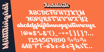 Andalush Font Poster 8