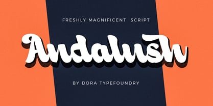 Andalush Font Poster 1