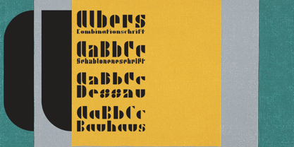 P22 Albers Font Poster 2