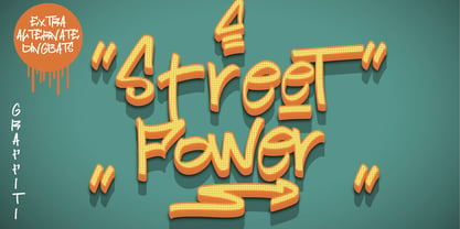 Street Power Font Poster 1