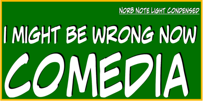NorB Note Font Poster 4