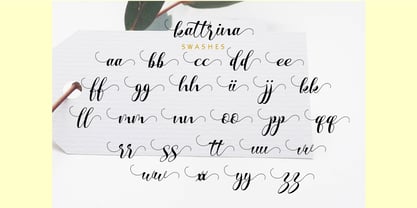 Kattrina Script Font Poster 3