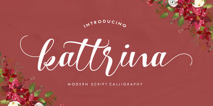 Kattrina Script Font Poster 1
