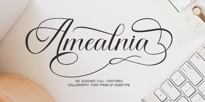 Amealnia Font Poster 1