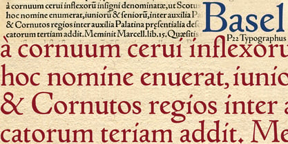 P22 Basel Roman Font Poster 4