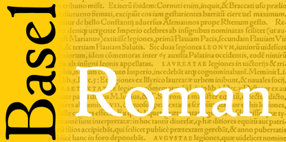 P22 Basel Roman Font Poster 1