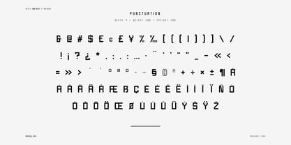 Monbloc Font Poster 6