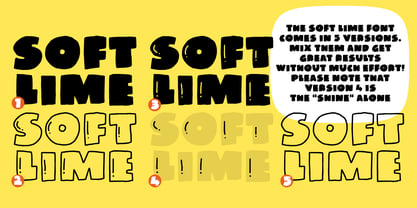 Soft Lime Font Poster 3