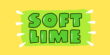 Soft Lime Font Poster 1