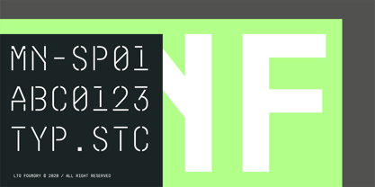 Mono Spec Font Poster 7