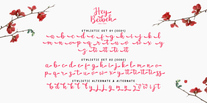 Hey Beibeh Font Poster 11