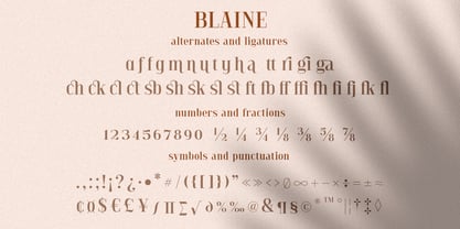 Blaine Font Poster 11