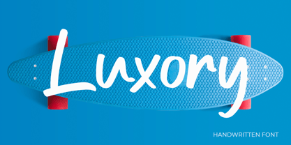 Luxory Font Poster 1