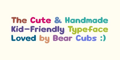 HollaBear Font Poster 2