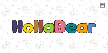 HollaBear Font Poster 1