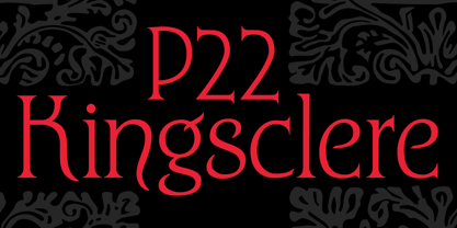 P22 Kingsclere Font Poster 1