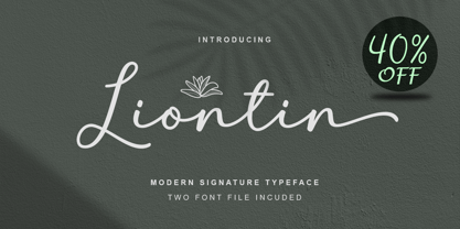 Liontin Font Poster 12