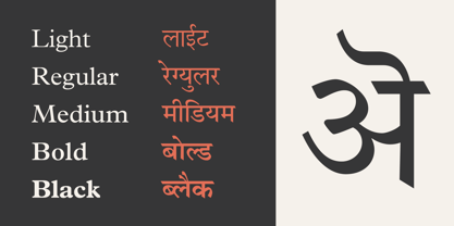 Linotype Devanagari Font Poster 2