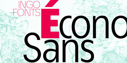 ÉconoSans Pro Font Poster 1