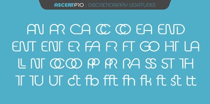 Ascent Pro Font Poster 11