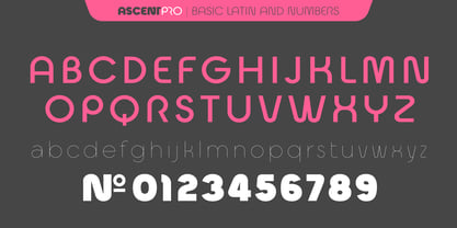 Ascent Pro Font Poster 8