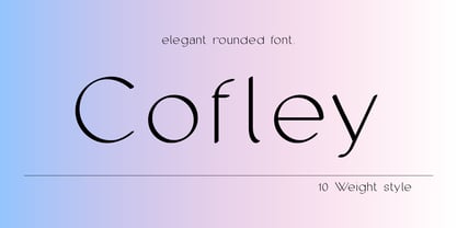 Cofley Font Poster 1