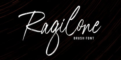 Ragilone Brush Font Poster 1