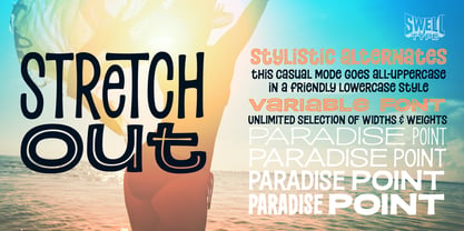 Paradise Point Font Poster 9