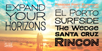 Paradise Point Font Poster 5