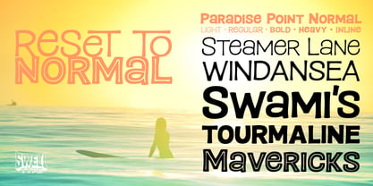 Paradise Point Font Poster 4