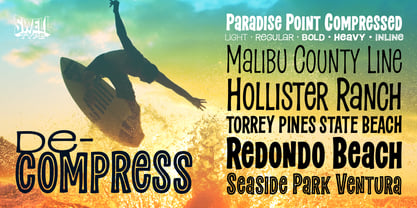 Paradise Point Font Poster 2
