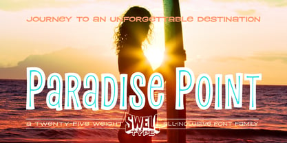 Paradise Point Font Poster 1
