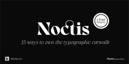 Noctis Font Poster 1
