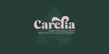 Carelia Font Poster 1
