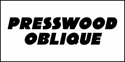 Presswood JNL Font Poster 4