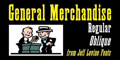 General Merchandise JNL Font Poster 1